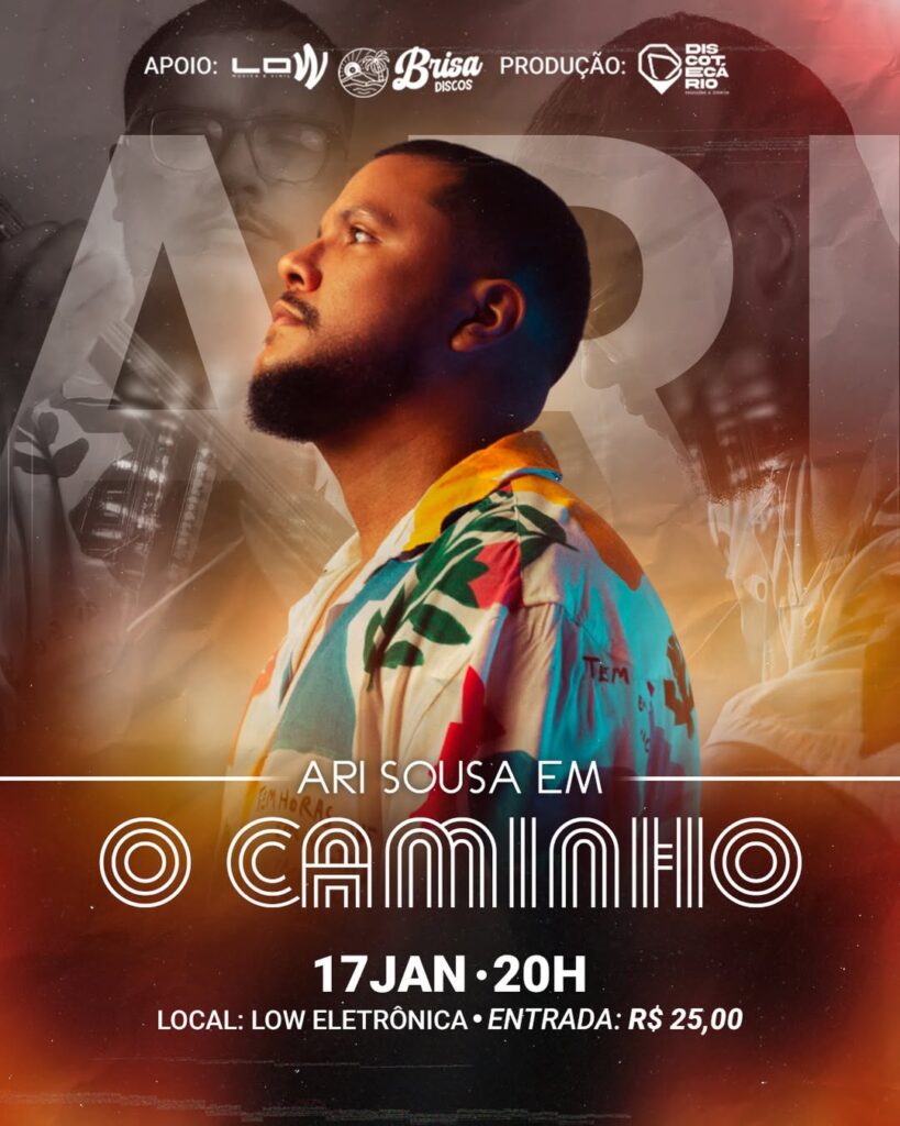 Ari Sousa apresenta show ‘O Caminho’ em São Luís no dia 17 de janeiro