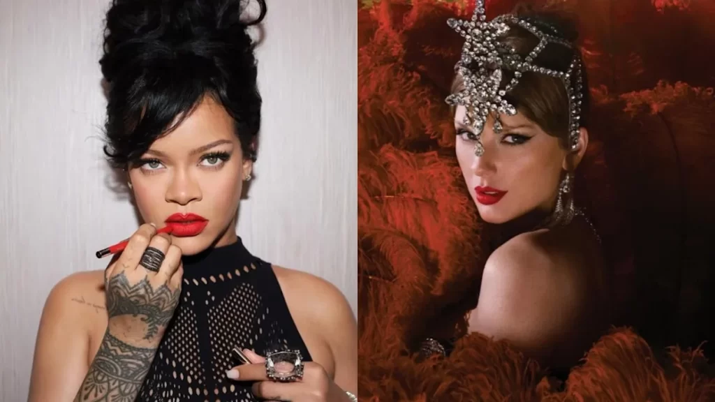 Rihanna ultrapassa Taylor Swift como artista feminina mais ouvida no Spotify