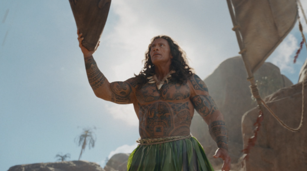 “Moana” ganha trailer live-action com The Rock como Maui – assista