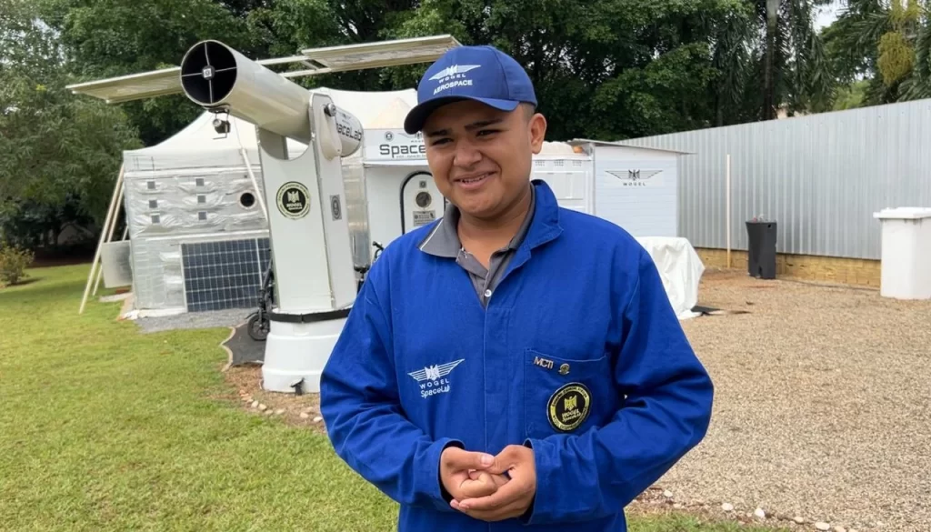 Estudante do MA participa de missão que simula treino de astronautas da NASA