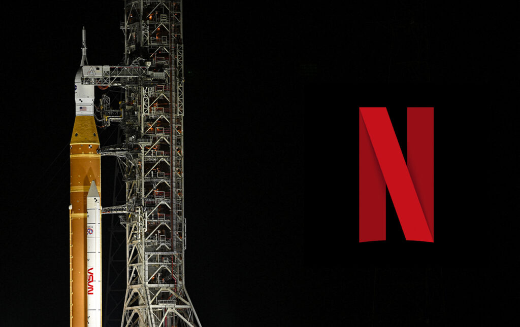 Netflix transmite sobrevoo da missão Artemis II ao vivo nesta segunda