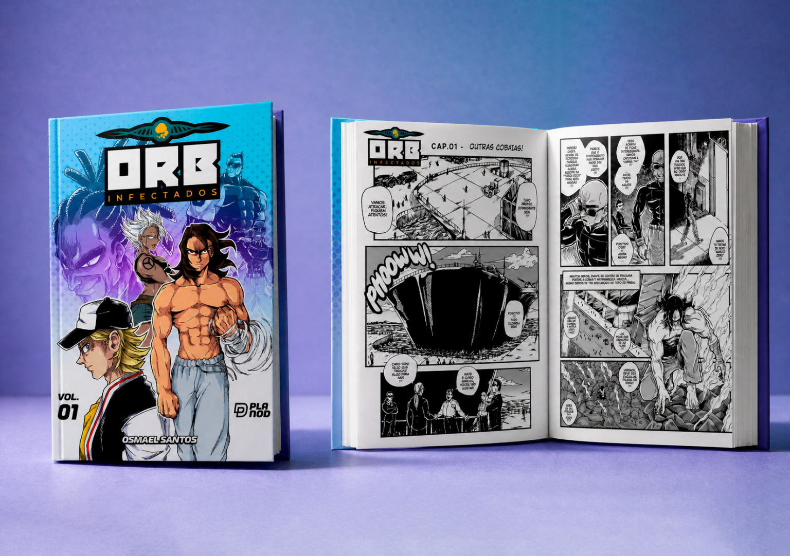 Quadrinista maranhense lança mangá “ORB”, com ficção científica, ação e suspense